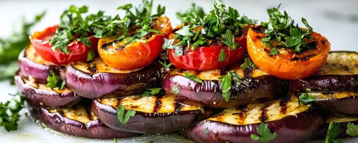 Aubergines grillées au four : rapide et pleine de saveurs méditerranéennes