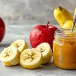 Compote pommes bananes : douce, digeste et sans sucre ajouté