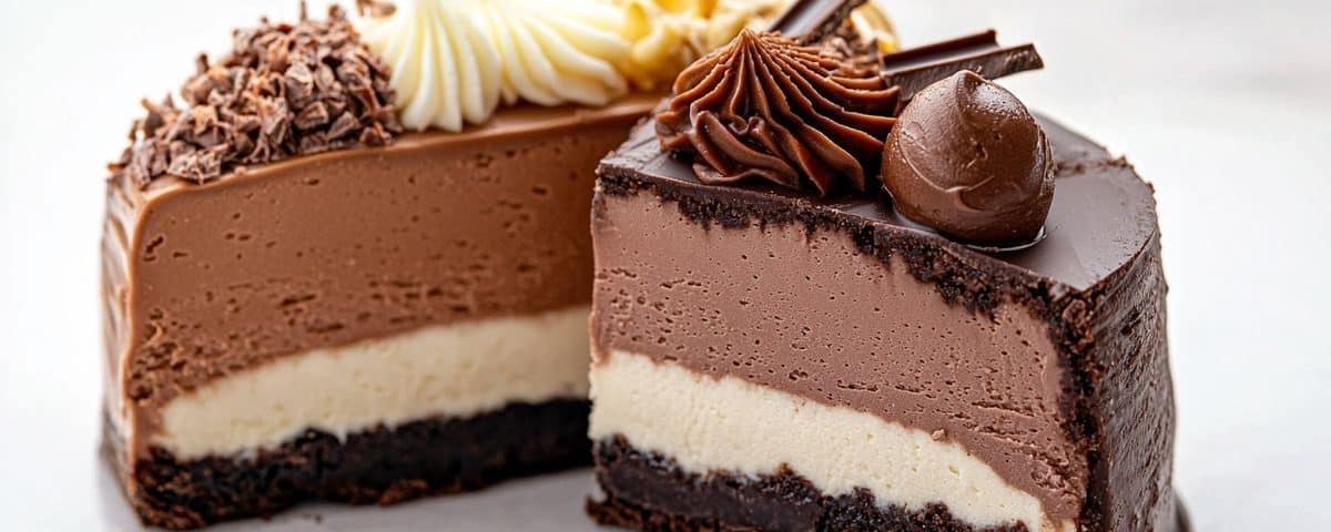 Gâteau aux trois chocolats : une recette bluffante à étages