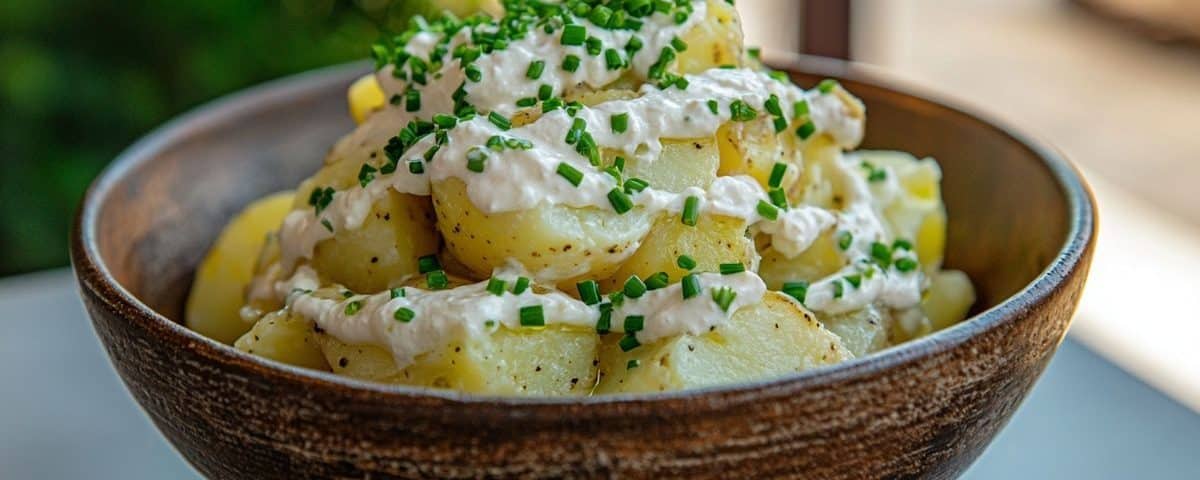 Sauce salade pomme de terre : légère, parfumée, et facile à faire