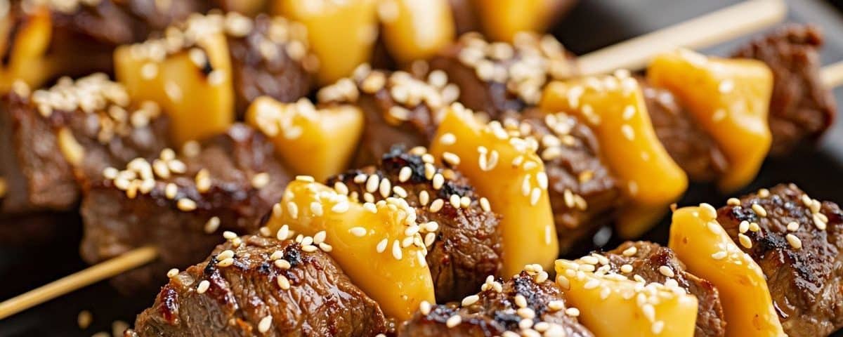 Yakitori bœuf fromage : à faire soi-même pour une touche japonaise