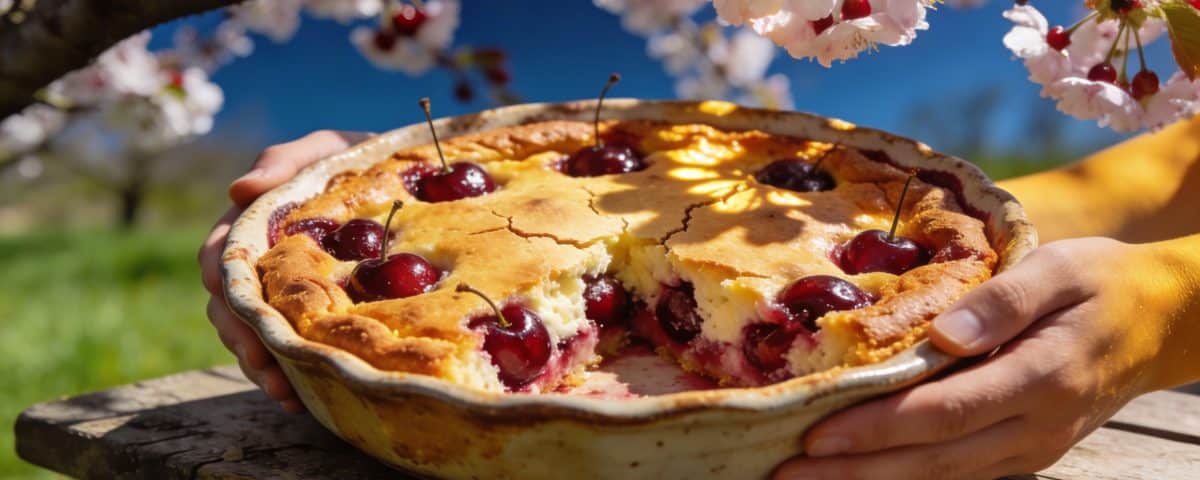Clafoutis aux cerises de printemps : le dessert familial moelleux prêt en 30 minutes qui sent bon les premiers beaux jours