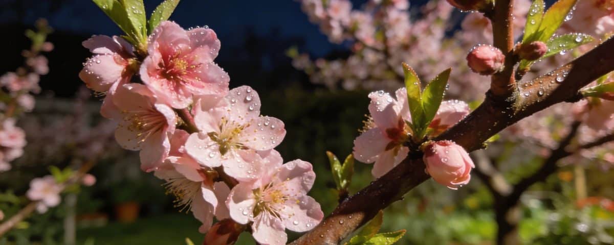 En avril, ces quelques nuits que les jardiniers négligent encore décident de la récolte de vos pêchers