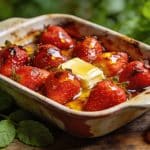 Fraises de printemps rôties au four avec du beurre et du miel : le dessert express en 15 minutes qui transforme des fruits ordinaires en quelque chose d'exceptionnel