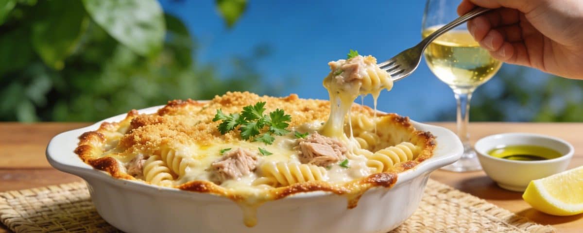 Gratin de pâtes au thon ultra crémeux : le dîner sauveur du soir en 25 minutes chrono