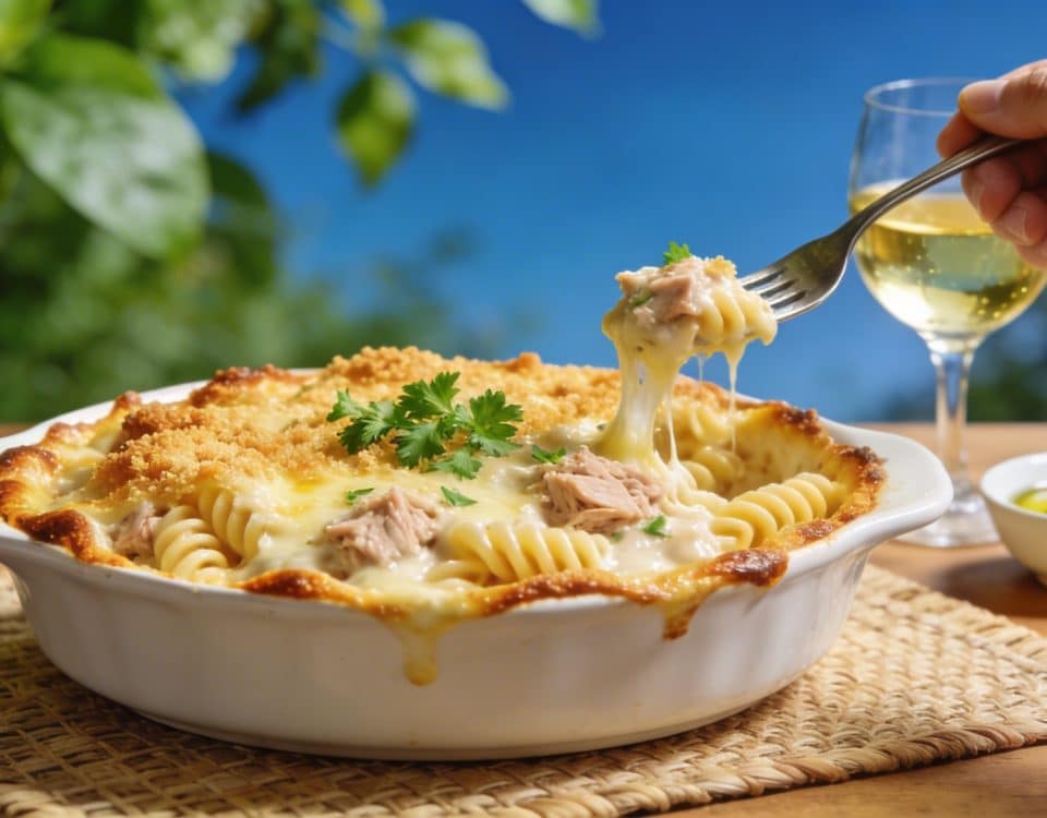 Gratin de pâtes au thon ultra crémeux : le dîner sauveur du soir en 25 minutes chrono