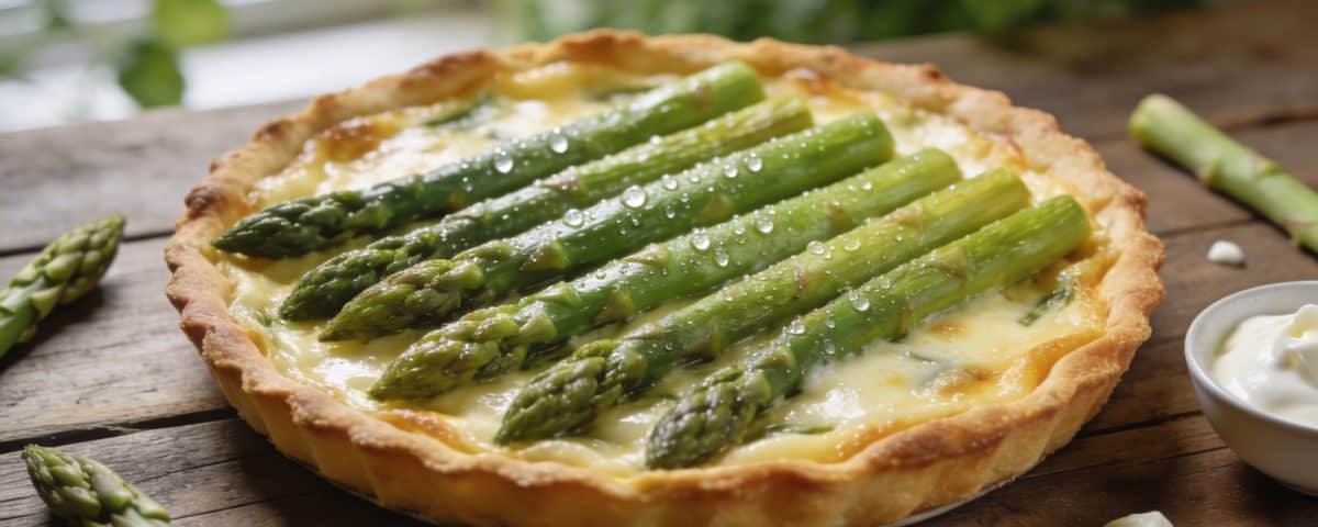 « J'avais des asperges qui traînaient au frigo » : cette tarte fine du printemps est devenue mon incontournable du dimanche