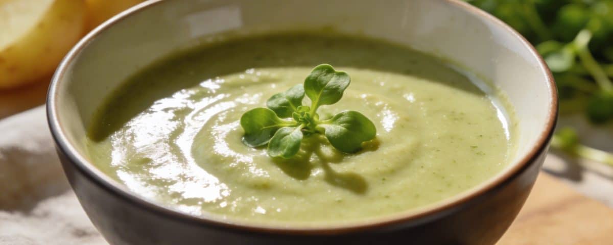 Velouté de cresson et pomme de terre : la recette de saison que l'on prépare en moins de 25 minutes