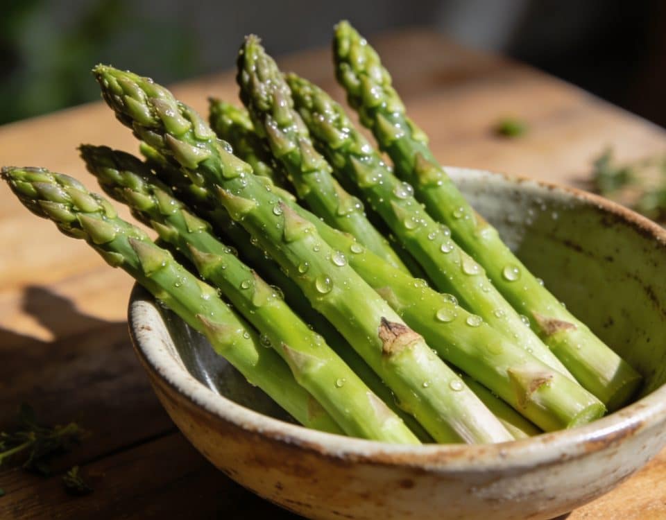 Asperges fraîchement cueillies, la cuisson express en 8 minutes qui préserve toute leur saveur