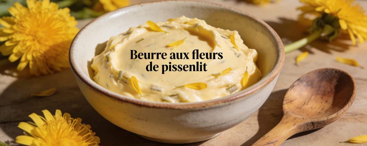 Beurre aux fleurs de pissenlit : la recette de nos grands-mères qui revient en ce moment