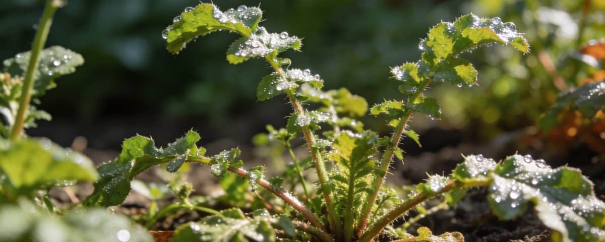 Certaines herbes que le jardinier combat depuis des années rendent en réalité un service invisible
