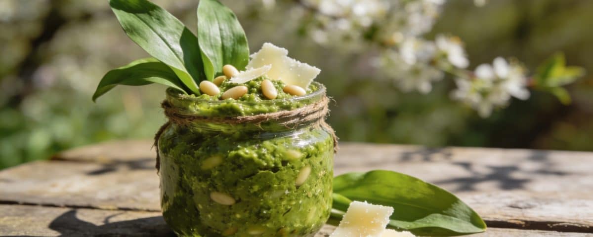 Pesto d'ail des ours, la recette sauvage à préparer absolument avant la fin du printemps