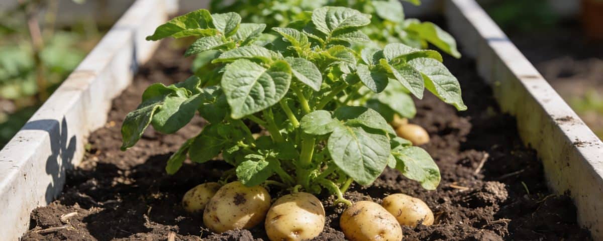 Pommes de terre en avril, cette méthode verticale en conteneur triple le rendement au sol