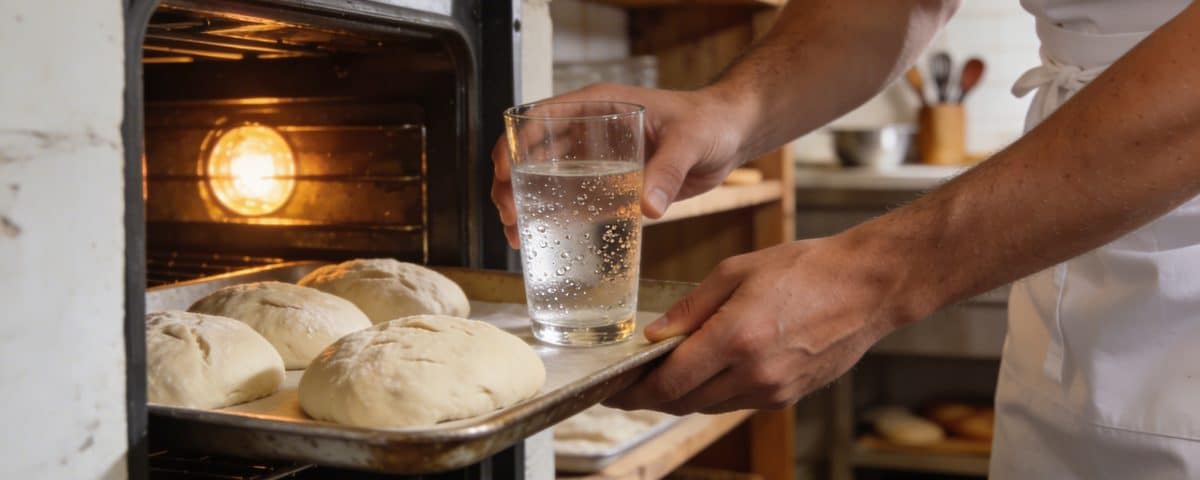 Pourquoi les meilleurs boulangers mettent un verre d'eau dans le four et pas seulement la pâte