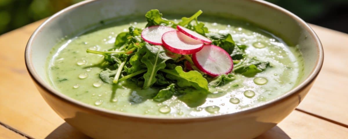 Soupe froide de fanes de radis : ce que la plupart des gens jettent sans savoir