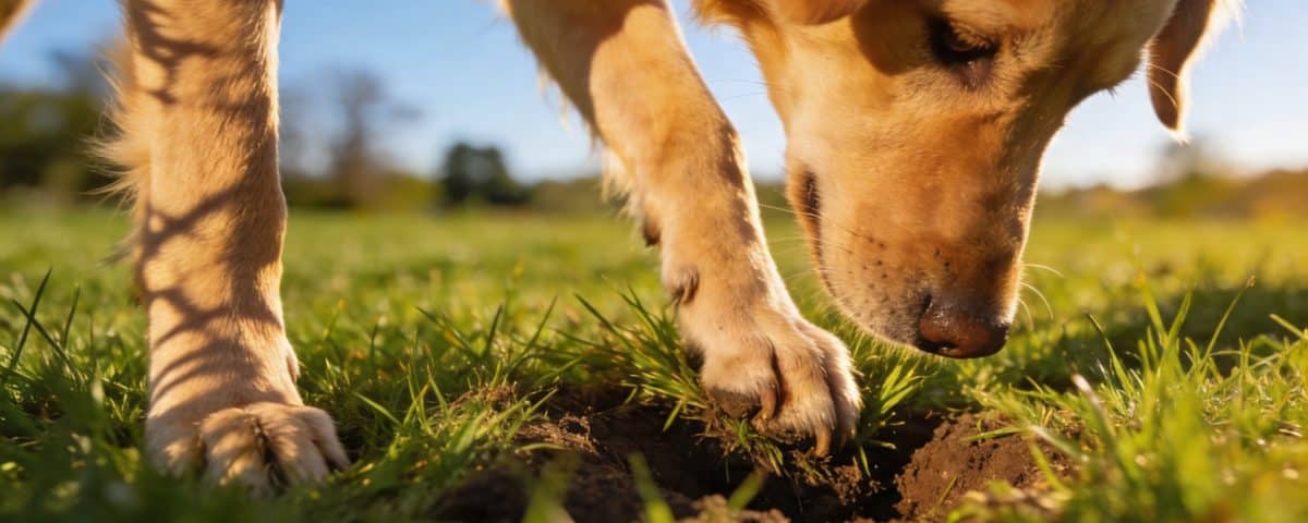 Trous à répétition dans la pelouse, comment décoder ce comportement obsessionnel chez votre chien