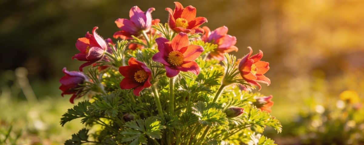 Une fleur taillée au ras du sol en novembre était revenue trois fois plus dense au printemps suivant