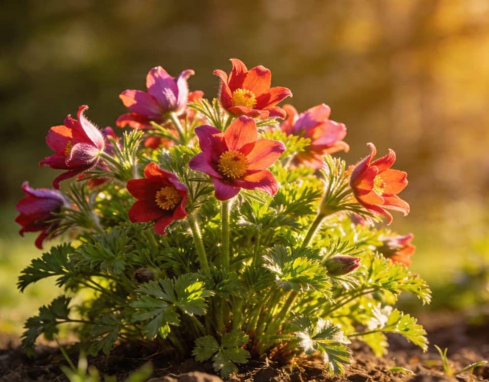 Une fleur taillée au ras du sol en novembre était revenue trois fois plus dense au printemps suivant