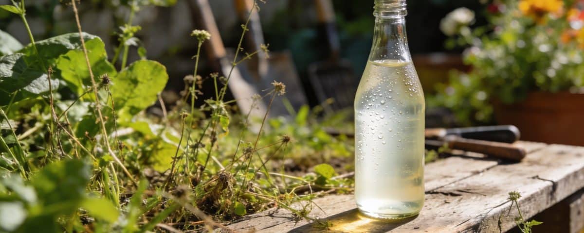 Vinaigre blanc au jardin : l'astuce désherbante qui peut virer au cauchemar écologique