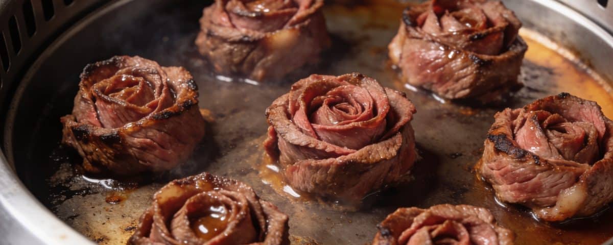 Filet mignon roses dans plat four chaleur tournante